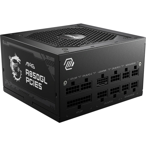 MSI MAG A850GL PCIE5 850W 80+GOLD POWER SUPPLY