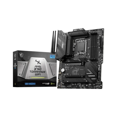 MSI MAG B760 TOMAHAWK WIFI SOKET 1700 DDR5 7000(OC) PCI-E GEN5 M.2 USB3.2 HDMIDP 1X 2.5G LAN WI-FI 6E ATX