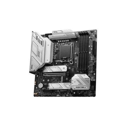 MSI MAG B760M MORTAR WIFI II SOKET 1700 DDR5 7800(OC) PCI-E GEN5 M.2 USB3.2 HDMIDP 1X 2.5G LAN WI-FI 6E MATX