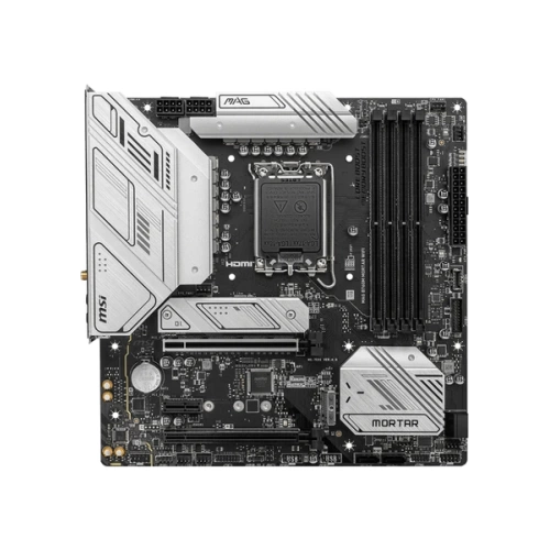 MSI MAG B760M MORTAR WIFI SOKET 1700 DDR5 7000(OC) PCI-E GEN5 M.2 USB3.2 HDMIDP 1X 2.5G LAN WI-FI 6E MATX