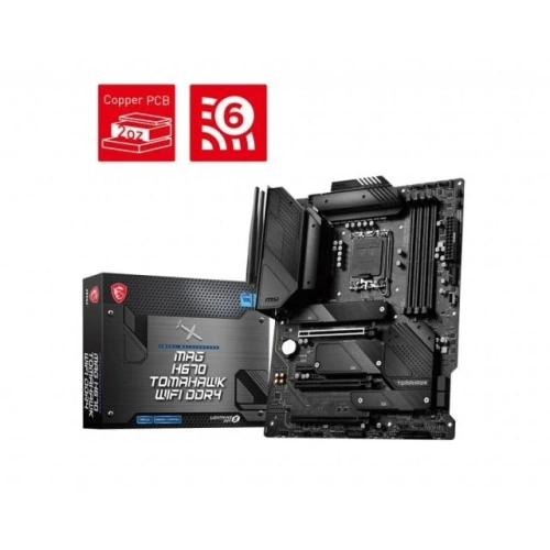 MSI MAG H670 TOMAHAWK WIFI DDR4 1700 DDR4 4800(OC) PCI-E Gen 5 M.2 USB3.2  1x 2.5G LAN  WI-FI 6 ATX