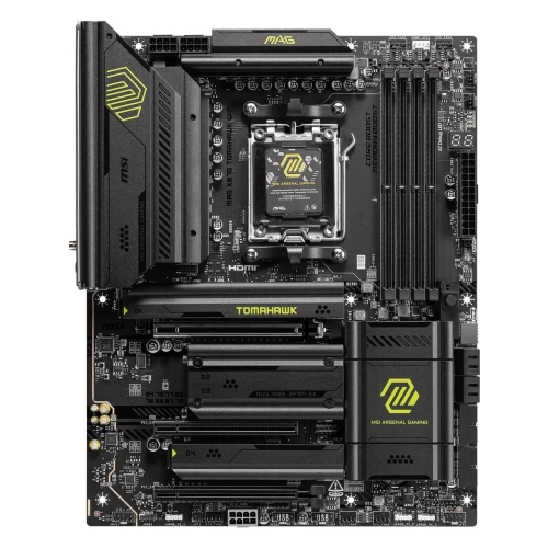 MSI MAG X870 TOMAHAWK WIFI AM5 DDR5 8400MHZ(OC) USB4 4x M.2 HDMI 5G LAN WIFI 7 RGB ATX
