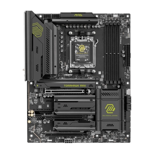 MSI MB MAG B850 TOMAHAWK MAX WIFI AM5 DDR5 8400MHZ(OC) HDMI 4x M.2 USB 10Gbs 5G LAN WI-FI 7 ATX