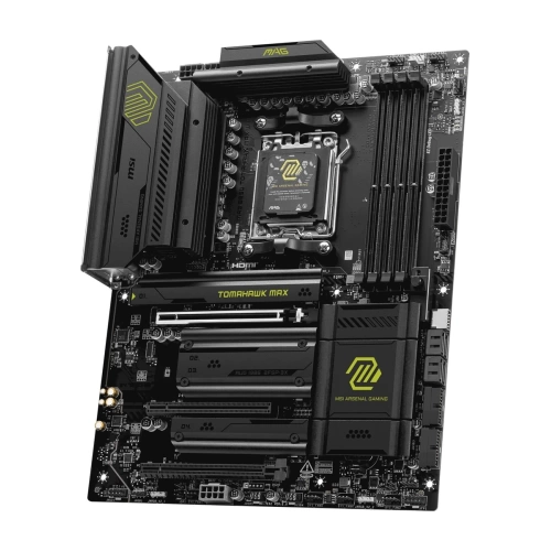 MSI MB MAG B850 TOMAHAWK MAX WIFI AM5 DDR5 8400MHZ(OC) HDMI 4x M.2 USB 10Gbs 5G LAN WI-FI 7 ATX