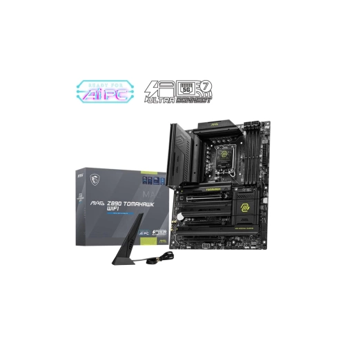 MSI MB MAG Z890 TOMAHAWK WIFI SOKET 1851 DDR5 9200MHZ(OC) USB 20Gbps 4xM.2 2xTB4 HDMI DISPLAY 5G LAN WIFI 7 ATX