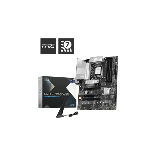 MSI MB PRO Z890-S WIFI SOKET 1851 DDR5 8600MHZ(OC) USB 20Gbps3xM.2 2xTB4 HDMI DISPLAY 2.5G LAN WIFI7 ATX
