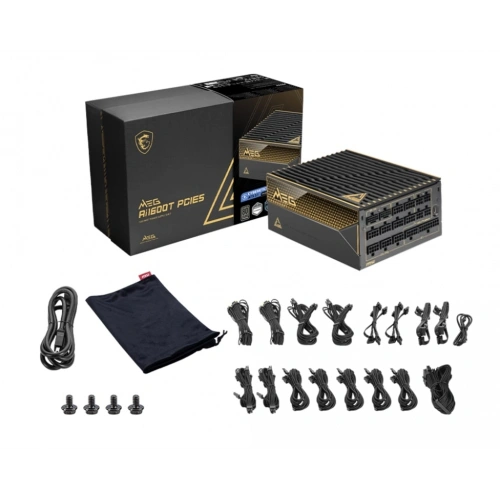 MSI MEG AI1600T PCIE5 1600W80+ TITANIUM FULMODULAR