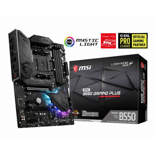 MSI MPG B550 GAMING PLUS DDR4 4400(OC)Mhz ATX AM4
