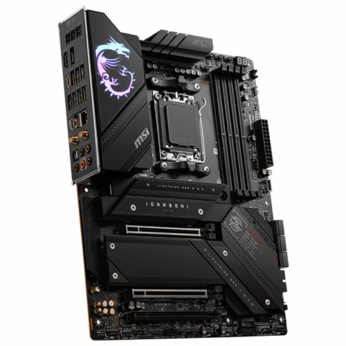 MSI MPG X670E CARBON WIFI AM5 DDR5 6600MHZ(OC) 4X M.2 USB 3.2 HDMI DP 2.5G LAN AMD WIFI 6E RGB ATX