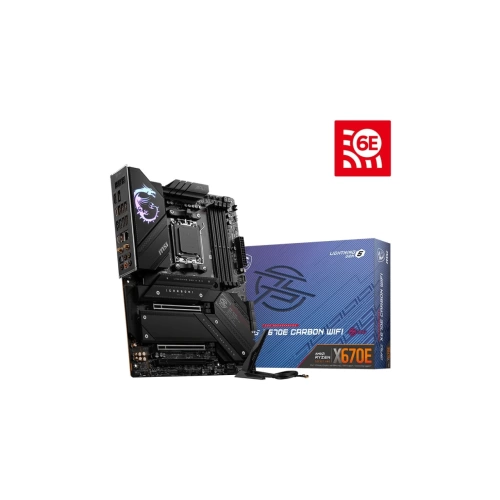MSI MPG X670E CARBON WIFI DDR5 6600+(OC)MHz HDMI DP AM5