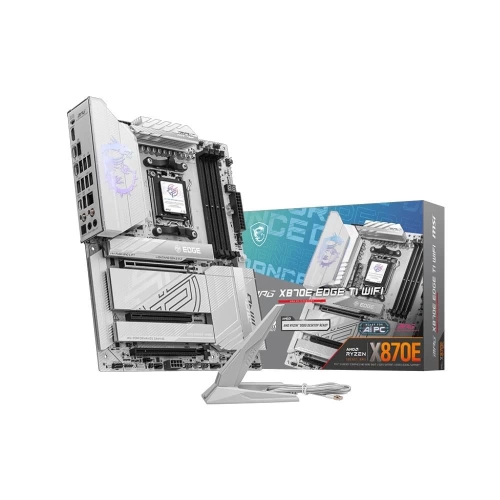 MSI MPG X870E EDGE TI WIFI AM5 DDR5 8400MHZ(OC) USB4 4x M.2 HDMI 5G LAN WIFI 7 RGB ATX