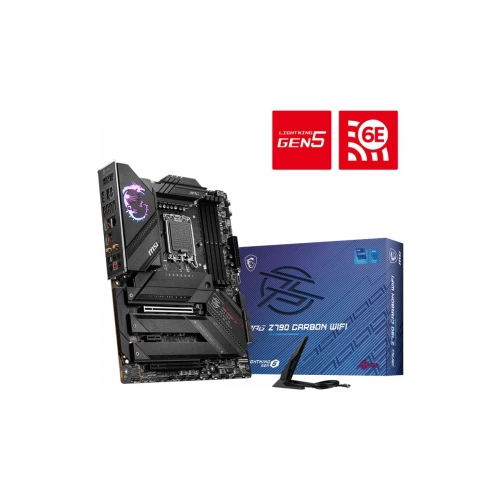 MSI MPG Z790 CARBON WIFI SOKET 1700 DDR5 7600MHZ(OC) PCI-E GEN5 M.2 USB3.2 HDMI 1X2.5G LAN  WI-FI 6E ATX
