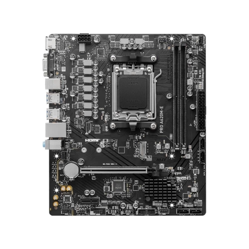 MSI PRO A620M-E AM5 DDR5 6800MHZ(OC) HDMI VGA M.2 USB3.2 MATX