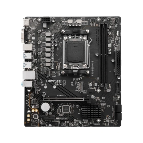 MSI PRO B650M-B AM5 DDR5 6800MHZ(OC) HDMI VGA M.2 USB3.2 2.5G LAN MATX