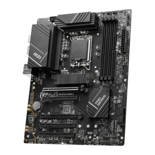MSI PRO B760-P DDR4 II SOKET 1700 DDR4 5333(OC) PCI-E M.2 USB3.2 HDMIDP 1X 2.5G LAN ATX