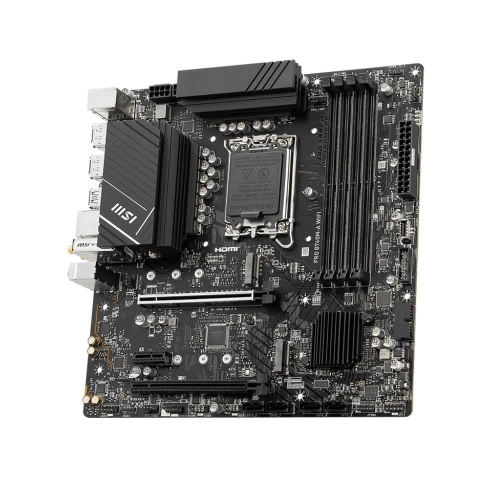 MSI PRO B760M-A WIFI SOKET 1700 DDR5 6800(OC) PCI-E M.2 USB3.2 HDMIDP 1X 2.5G LAN WI-FI 6E MATX