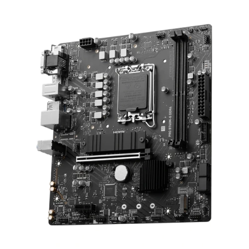 MSI PRO B760M-G DDR4 SOKET 1700 DDR4 4800(OC) PCI-E M.2 USB3.2 HDMIDPVGA 1X 2.5G LAN MATX