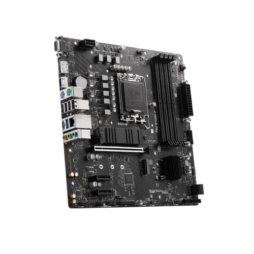 MSI PRO B760M-P SOKET 1700 DDR5 6800(OC) PCI-E M.2 USB3.2 HDMIDPVGA 1X 1G LAN MATX