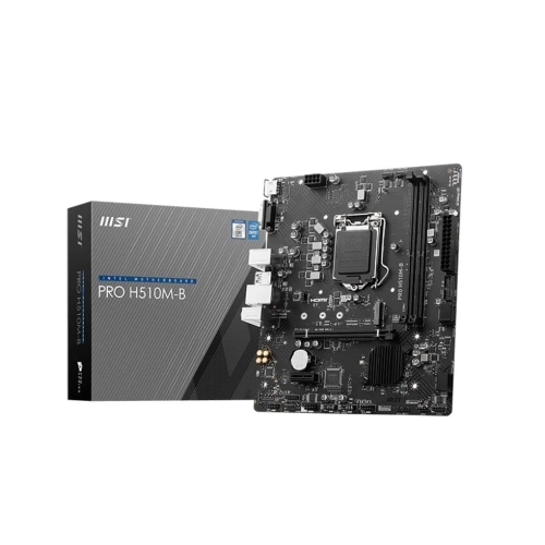 MSI PRO H510M-B SOKET 1200 DDR4 2933MHZ M.2 USB3.2 1X 1G LAN MATX(YALNIZCA 10. NESİL DESTEKLİ)