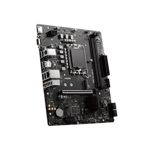 MSI PRO H610M-E SOKET 1700 DDR5 5600MHZ(OC) HDMI VGA M.2 USB3.2 1X 1G LAN MATX