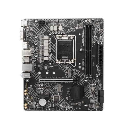 MSI PRO H610M-G SOKET 1700 DDR5 5600MHZ(OC) HDMI VGA DP M.2 USB3.2 1X 1G LAN MATX