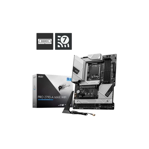 MSI PRO Z790-A MAX WIFI SOKET 1700 DDR5 7800MHZ(OC) PCI-E GEN5 M.2 USB3.2 DP HDMI 1X2.5G LAN WI-FI 7 ATX