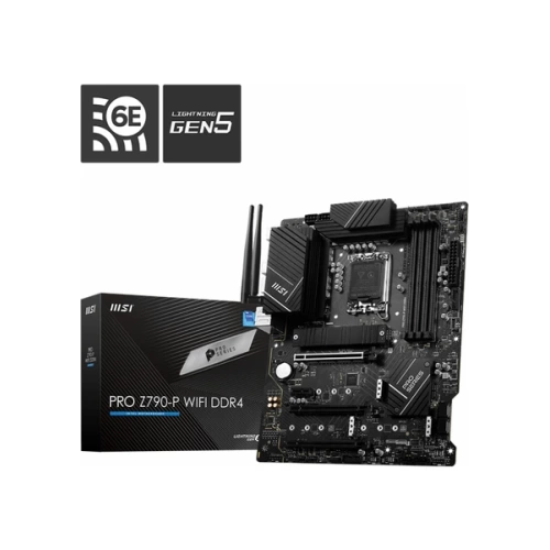 MSI PRO Z790-P WIFI DDR4 SOKET 1700 DDR4 5333MHZ(OC) PCI-E GEN5 M.2 USB3.2 DP HDMI 1X2.5G LAN  WI-FI 6E ATX