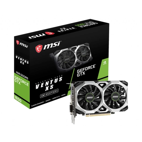 MSI VGA GEFORCE GTX 1650 VENTUS XS 4G OC GTX1650 4GB GDDR5 128B DX12 PCIE 3.0 X16 (1XDVI 1XHDMI 1XDP)