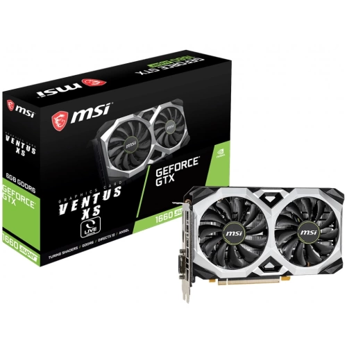 MSI VGA GEFORCE GTX 1660 SUPER VENTUS XS GTX1660S 6GB GDDR6 192B DX12 PCIE 3.0 X16 (1XHDMI 3XDP)