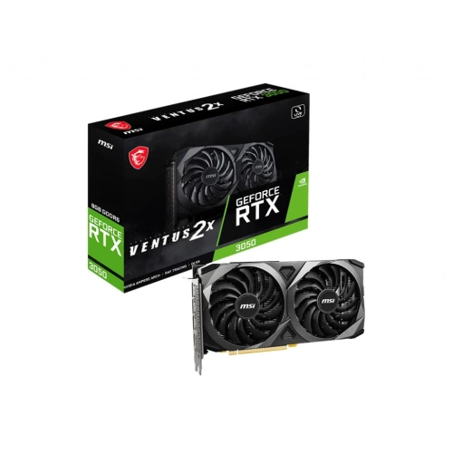 MSI VGA GEFORCE RTX 3050 VENTUS 2X 8G RTX3050 8GB GDDR6 128B DX12 PCIE 4.0 X8 (3XDP 1XHDMI)