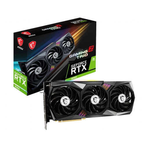MSI VGA GEFORCE RTX 3060 GAMING Z TRIO 12G RTX3060 12GB GDDR6 192B DX12 PCIE 4.0 X16 (3XDP 1XHDMI)