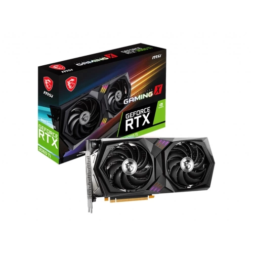 MSI VGA GEFORCE RTX 3060 TI GAMING X 8G LHR RTX3060TI 8GB GDDR6 256B DX12 PCIE 4.0 X16 (3XDP 1XHDMI)
