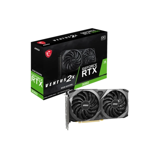 MSI VGA GEFORCE RTX 3060 VENTUS 2X 8G OC RTX3060 8GB GDDR6 128B DX12 PCIE 4.0 X16 (3XDP 1XHDMI)
