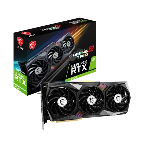MSI VGA GEFORCE RTX 3070 GAMING Z TRIO 8G LHR RTX3070 8GB GDDR6 256B DX12 PCIE 4.0 X16 (3XDP 1XHDMI)