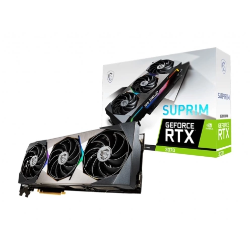 MSI VGA GEFORCE RTX 3070 SUPRIM 8G RTX3070 8GB GDDR6 256B DX12 PCIE 4.0 X16 (3XDP 1XHDMI)