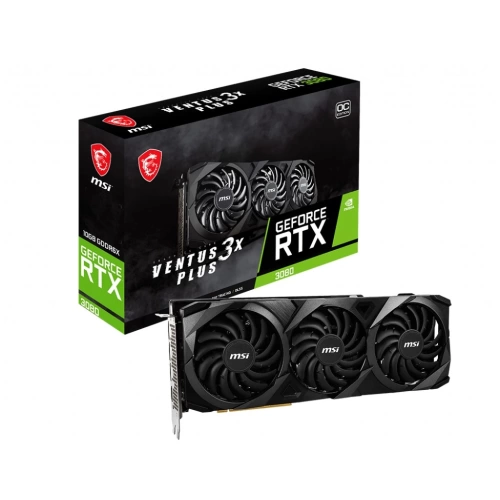 MSI VGA GEFORCE RTX 3080 VENTUS 3X PLUS 10G OC LHR RTX3080 10GB GDDR6X 320B DX12 PCIE 4.0 X16 (3XDP 1XHDMI)