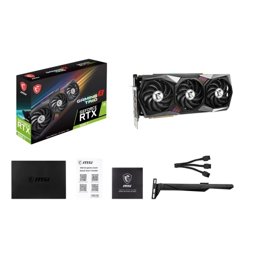 MSI VGA GEFORCE RTX 3090 TI GAMING X TRIO 24G RTX3090 TI 24GB GDDR6X 384B DX12 PCIE 4.0 X16 (3XDP 1XHDMI)