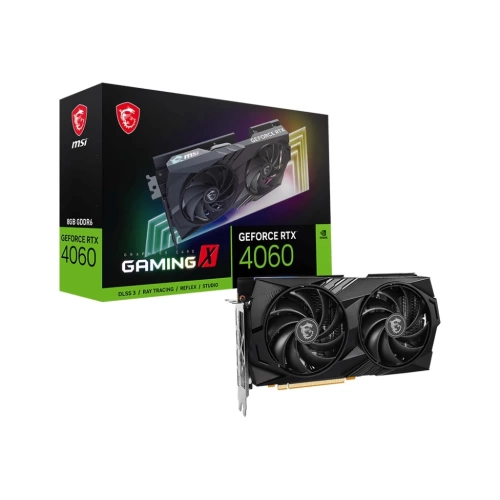 MSI VGA GEFORCE RTX 4060 GAMING X 8G RTX4060 8GB GDDR6 128B DX12 PCIE 4.0 X8 (3XDP 1XHDMI)