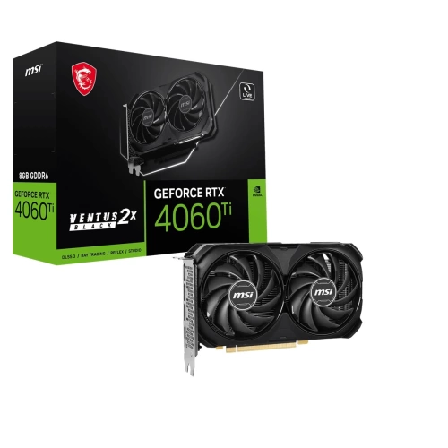 MSI VGA GEFORCE RTX 4060 TI VENTUS 2X BLACK 8G