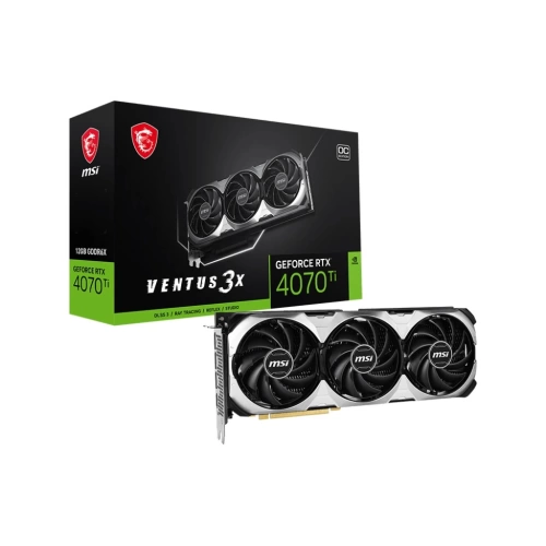 MSI VGA GEFORCE RTX 4070 TI VENTUS 3X E RTX4070 TI 12GB GDDR6X 192B DX12 PCIE 4.0 X16 (3XDP 1XHDMI)