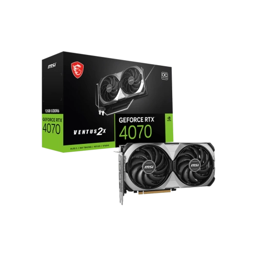 MSI VGA GEFORCE RTX 4070 VENTUS 2X E1 12G OC