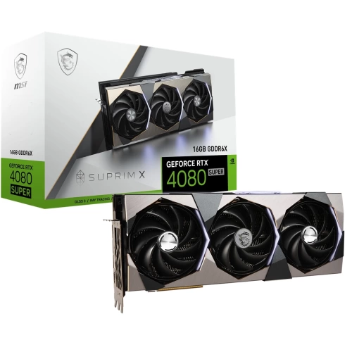 MSI VGA GEFORCE RTX 4080 SUPER 16G SUPRIM X RTX4080S 16GB GDDR6X 256B DX12 PCIE 4.0 X16 (3XDP 1XHDMI)