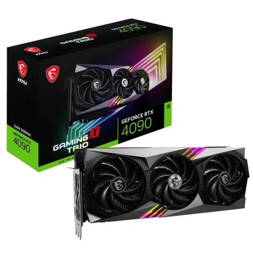 MSI VGA GEFORCE RTX 4090 GAMING X TRIO 24G RTX4090 24GB GDDR6X 384B DX12 PCIE 4.0 X16 (3XDP 1XHDMI)