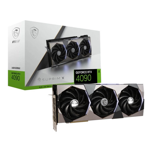 MSI VGA GEFORCE RTX 4090 SUPRIM X 24G RTX4090 24GB GDDR6X 384B DX12 PCIE 4.0 X16 (3XDP 1XHDMI)