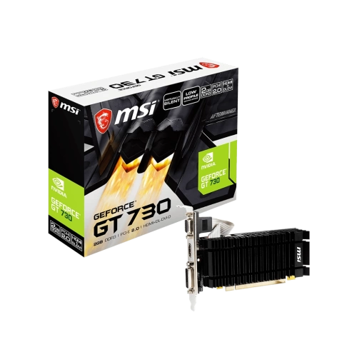 MSI VGA N730K-2GD3H/LPV1 GT730 2GB DDR3 64B DX12 PCIE 2.0 X16 (1XVGA 1XDVI 1XHDMI)