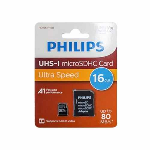 PHILIPS 16GB MICRO SDXC 80 MB/S C10 FM16MP45B/00