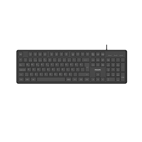 PHİLİPS SPK6248B USB KABLOLU TÜRKÇE Q KLAVYE SİYAH