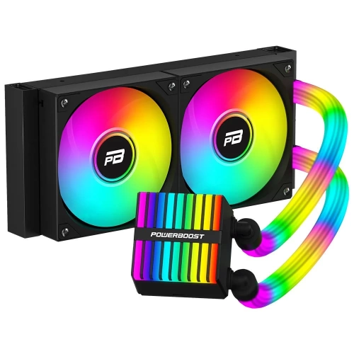 POWERBOOST LEGEND 240B ARGB FANLI 240MM (LGA1700/AM4/AM5) UYUMLU SIVI SOĞUTMA SİSTEMİ (SİYAH)