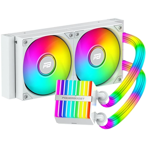 POWERBOOST LEGEND 240W ARGB FANLI 240MM (LGA1700/AM4/AM5) UYUMLU SIVI SOĞUTMA SİSTEMİ (BEYAZ)