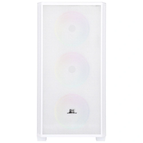 PowerBoost PB-P2252BW USB 3.0, ATX Mesh, Ring ARGB Fan, Beyaz Kasa